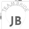 Gümüş Kaplama Kristal Taşlı Team Bride Taç 16x17 Cm