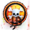 Halloween İskelet Kuru Kafa Folyo Balon 18 İnç