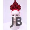 Happy Birthday Neon Kırmızı Renk Doğum Günü Tacı 24x15 Cm