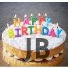 Happy Birthday Yazılabilen Rengarenk Doğum Günü Mumu