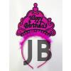 Happy Birthday Yazılı Neon Renk Taç 12 Adet