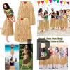 Hawaii Tarzı Hula Eteği – 60 Cm Hasır Naturel Etek