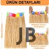 Hawaii Tarzı Hula Eteği – 60 Cm Hasır Naturel Etek