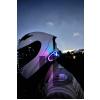 Helmet Graffiti Motor Kask Kulaklık Rgb Modlu Su Geçirmez 6.0 Bluetooth Intercom Yenı Model