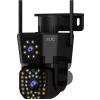 Ip Kamera 2+2 Mp 4mp 1080p Ultra Hd Hareketli Sensör Dış Ortam Ip Kamera Speed Dome Akıllı Ip Çift Kamera