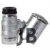 Iphone5 Için Uyumlu Kapaklı Lens Mikroskop Taşınabilir Mini Cep Boyutu Led Mikroskop No.9882ip5ii