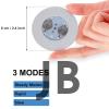 Işıklı Yapışkanlı Bardak Altı Aparatı Ledli 3 Modlu 6 Cm Çap 1 Adet