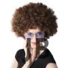 Kahve Renk Kıvırcık Afro Bonus Peruk