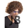 Kahve Renk Kıvırcık Afro Bonus Peruk