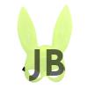 Karanlıkta Parlayan Fosforlu Tavşan Maskesi – Glow Bunny Masquerade Maske (32x22 Cm)