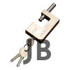 Kayar Milli Asma Kilit Saten 80mm
