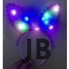 Kenarları Dantelli Mor Pullu Payetli Led Işıklı Tavşan Kulak Taç 23x19 Cm