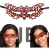 Kırmızı Dantel Masquerade Maskesi 9 No