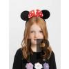 Kırmızı Fiyonklu Minnie Mouse Taç Fare Tacı Kafa Bandı