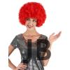 Kırmızı Renk Kıvırcık Afro Bonus Peruk