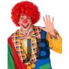 Kırmızı Renk Kıvırcık Afro Bonus Peruk