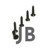 Klips, Menteşe, Ayak, Ağaç, Sunta Vidası 3x13 Mm - Siyah 100 Adet