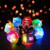 Kristal Tasarımlı Led Glow Işıklı 3 Modlu Mor Yüzük 3.5 X 5 Cm