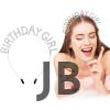 Kristal Taşlı Gümüş Birthday Girl Yazılı Doğum Günü Parti Tacı 19x11 Cm
