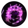 Led Işıklı Rengarenk Yanan 3 Fonksiyonlu Otrişli Parti Tacı Pembe Renk 12x12 Cm