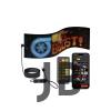 Led Panel Cama Yapışan Telefon Kontrollü Led Ekran Panel 16*64 Led Sayısı