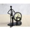 Metal Saatli Saksafon Çalan Müzisyen Alk4335