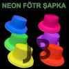 Neon Partisi Pembe Renk Plastik Fötr Şapka