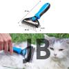 Plastik Saplı Metal Kedi Köpek Bakım Kıtık Tüy Topak Açıcı Tarak