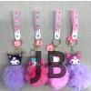 Ponponlu Kuromi Ve Hello Kitty Anahtarlık Alk4246