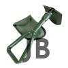 Profesyonel Portatif Katlanabilir Kürek ( Orta Boy 59 Cm )
