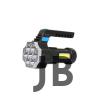 Ps-3879 Usb Şarj Göstergeli Şarj Edilebilir 7*xpe +cob Led El Feneri