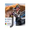 Q29 Motosiklet Kask Bluetooth Kulaklık Eşleşmeli 1080p Kamera Geniş Açı Su Geçirmez Intercom