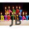 Rengarenk Happy Birthday Yazılabilen Doğum Günü Mumu