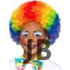 Rengarenk Kıvırcık Afro Peruk Bonus Saç 120 Gr