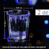 Renkli Led Parlayan Fiber Optik Glow Işıklı Bardak 5,5 X 5,5 Cm 1 Adet