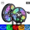 Rgb Şerit 5 Metre 16 Renkli Kumandalı Adaptörlü Çift Taraflı Bant
