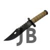 Salgur S 4759 Türk Tipi Komando Bıçağı 28,5cm - Testere Detaylı Bıçak, İpli, Kılıflı