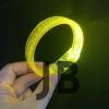 Sarı Led Işıklı Baskı Yapılabilen Pilli Bileklik Bilezik 1,5 Cm Genişlik