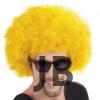 Sarı Renk Kıvırcık Afro Bonus Peruk
