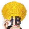 Sarı Renk Kıvırcık Afro Bonus Peruk