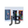 Şeffaf Mecha Müzik Tws Stereo Rgb İşıklı Hoparlör Kablosuz Bluetooth 5.0 Taşınabilir Hoparlör V9