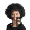 Siyah Renk Kıvırcık Afro Bonus Peruk Parti Peruğu