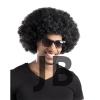 Siyah Renk Kıvırcık Afro Bonus Peruk Parti Peruğu