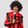 Siyah Renk Kıvırcık Afro Bonus Peruk