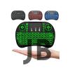 Smart Tv Box Ps3 Uyumlu Kablosuz Dokunmatik Işıklı Şarjlı Touchpadli Mini Q Klavye