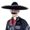 Sombrero Meksika Şapkası Mariachi Altın Şeritli Yetişkin Boy