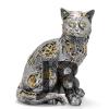 Steampunk Polyester Kedi Figürü Alk2454