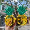 Tropikal Hawaii Ananas Şekilli Parti Gözlüğü 9.5 X 14 Cm