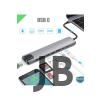 Type-c To Hdtv Multifunction Adapter 8 Port Kablo