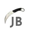 United Claw Cutter Karambit Uk 1 Siyah Outdoor Bıçak 17cm - Kılıflı, Plastik Sap